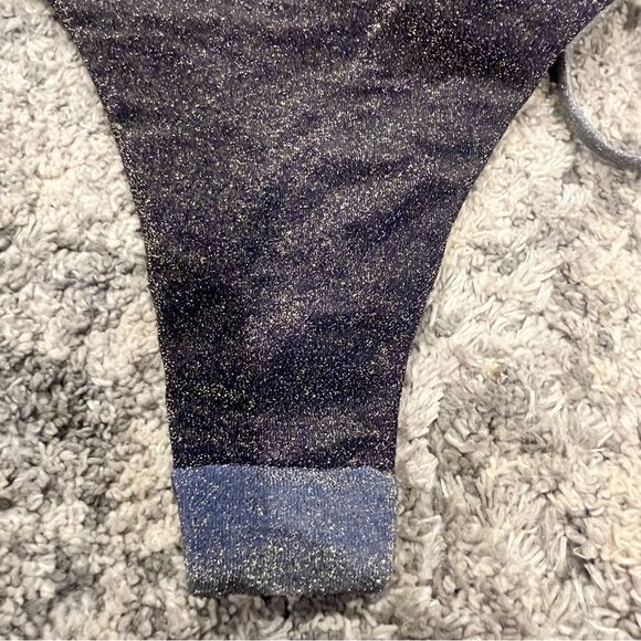 NWT Aerie Sparkle Cheekiest Tie Bikini Bottom size medium - Picture 6 of 13